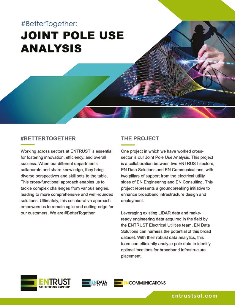 Better Together  Joint Pole Use Analysis