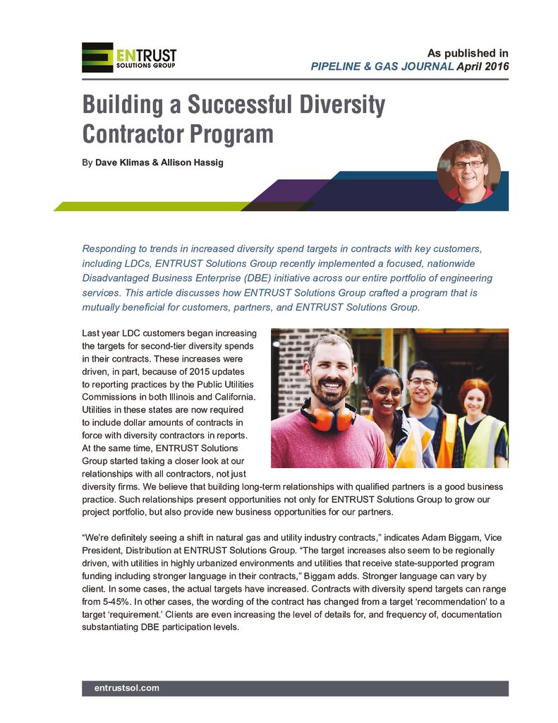Building a Successful Diversity Contractor Program