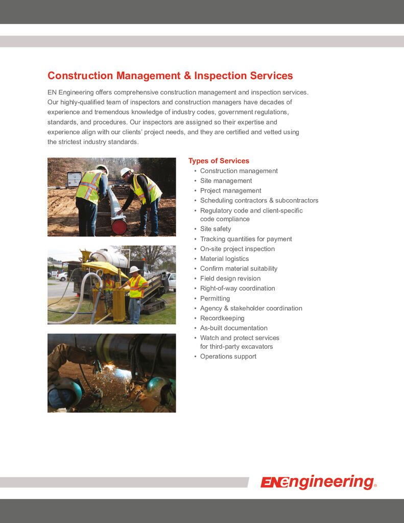 Construction Management Inspections