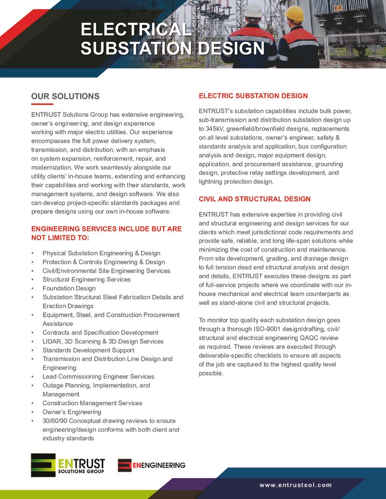 ELECTRICAL SUBSTATION DESIGN