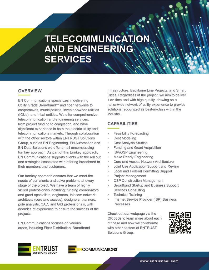 TELECOMMUNICATION  AND ENGINEERING  SERVICES