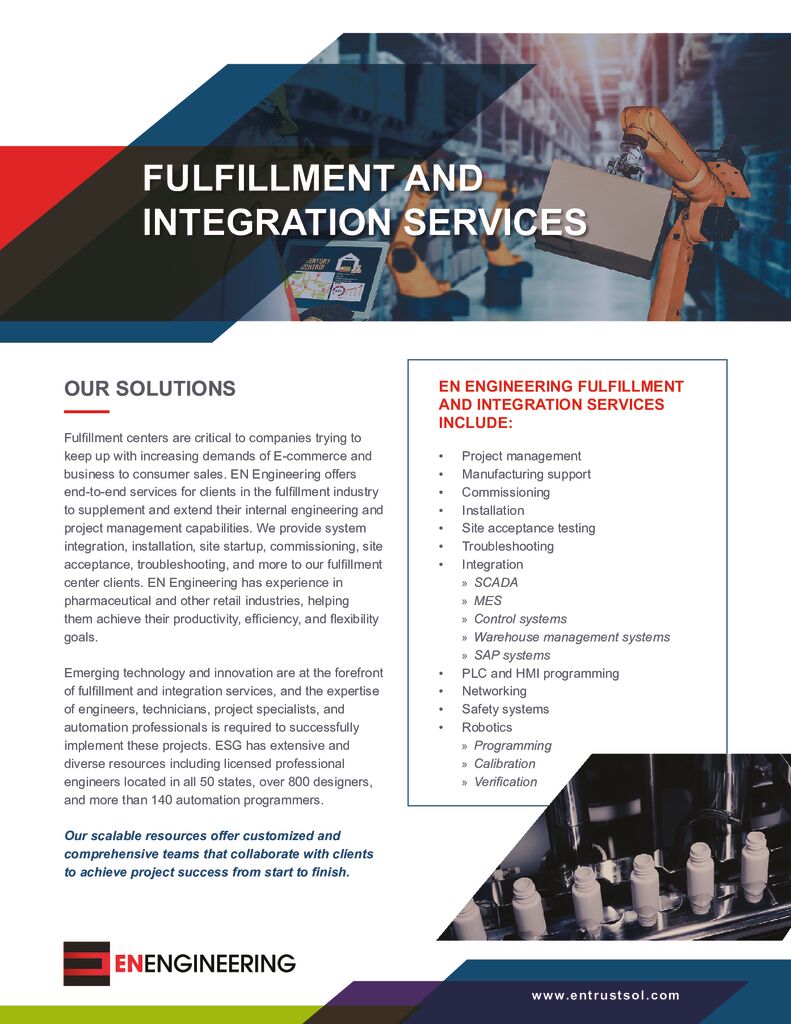 Fulfillment and Integration Services