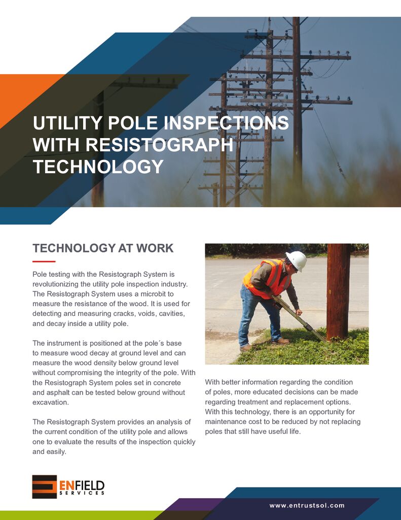 Utility Pole Inspections with Resistograph Technology